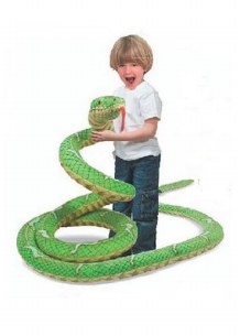 SNAKE JUMBO STUFFED REPTILE