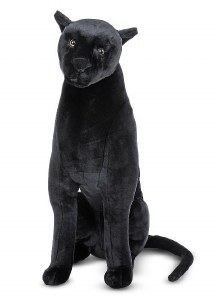 PANTHER LIFELIKE STUFFED ANIMA
