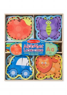 ALPHABET LACING CARDS