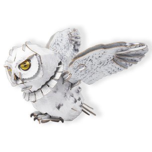 Snowy Owl 3D Papercraft Puzzle