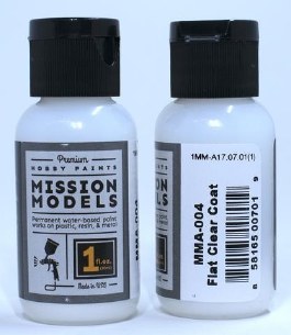 FLAT CLEAR COAT 1 OZ