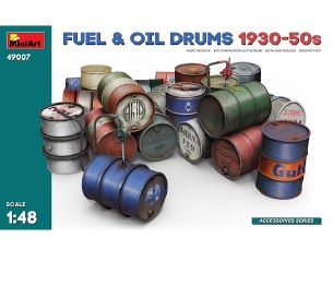 1/48 FUEL & OIL DRUMS 1930-50S