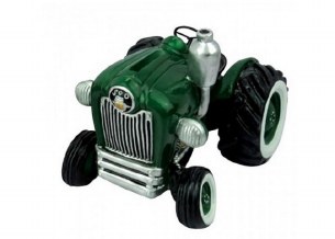 6" GREEN TRACTOR BANK