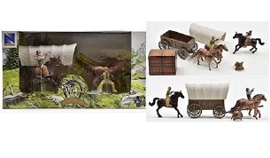 WESTERN PLAY SET COVERED WAGON