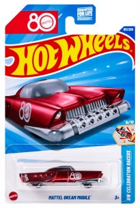 HW: BASIC CAR MATTEL 80TH RED