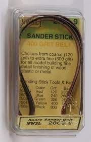 SANDER STICK BELTS 400 GRIT