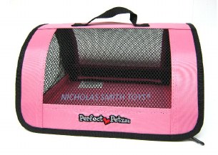 PINK NYLON PET CARRIER