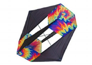 FOUR WING BOX - TIE DYE KITE