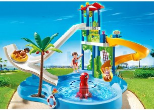 WATER PARK WITH SLIDE-DISC.