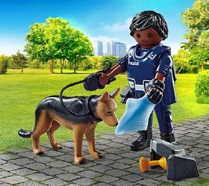 POLICEMAN WITH K9