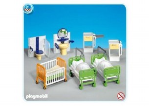 HOSPITAL WARD, BEDS,POTTY,SINK