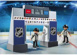 NHL SCORE CLOCK W/REFEREES