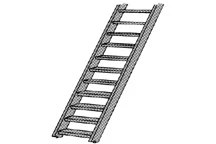 O SCALE STAIRS 1 PIECE