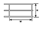 O SCALE HAND RAIL