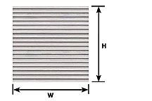 1:100 CORRUGATED SIDING 2pcs