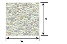 HO SCALE POLISHED STONE 2PCS
