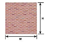 O SCALE ROUGH BRICK