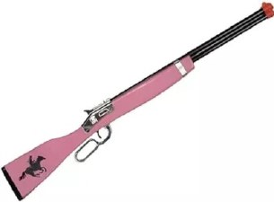SADDLE GUN PINK CARDED