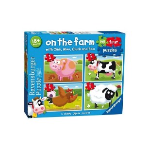 ON THE FARM 2,3,4,5 pc.PUZZLE