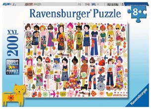 200 PC. FLOWERS AND  FRIENDS