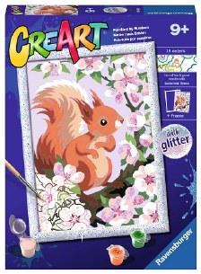 PAINT BY NUMBER SPRING SQUIRRE