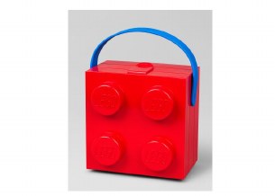 LEGO BOX W/BLUE HANDLE