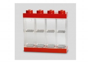 MINIFIGURE DISPLAY CASE 8 RED
