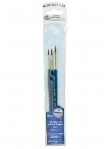 3 PC. CAMEL BRUSH SET