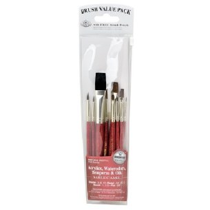 SABLE BRUSH PACK 10 PCS ASST.