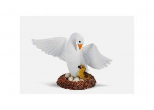 GOOSE WITH NEST