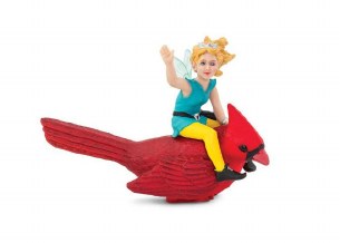 LUCY ON A CARDINAL