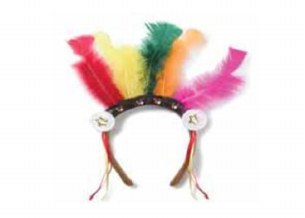 FEATHER HEADDRES FRONTIER EARS