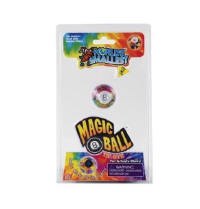 WORLDS SMALLEST  MAGIC 8 BALL