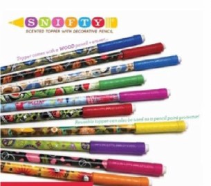 SCENTED TOPPERS W/PENCILS