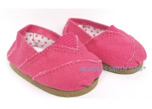 SLIP ON ESPADRILLE - HOT PINK