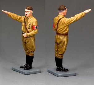 ADOLF HITLER SALUTING