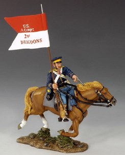 MOUNTED DRAGOON W/GUIDON