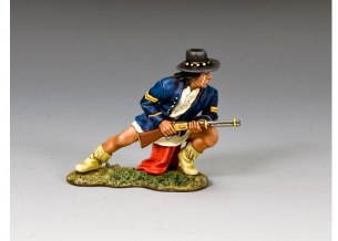 CROUCHING APACHE WARRIOR