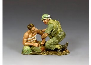 CORPSMAN & WOUNDED MARINE