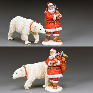 SANTA & HIS POLAR BEAR