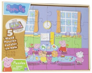 WOODEN PEPPA PIG PUZZLE