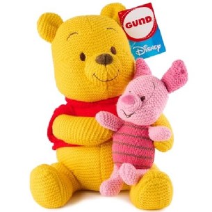 10 IN KNIT POOH & PIGLET