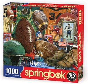 1000 PC VINTAGE FOOTBALL PUZZL