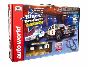 Blues Brothers HO Slot Car Set