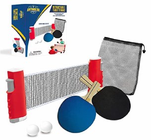 RETRACTABLE TABLE TENNIS SET