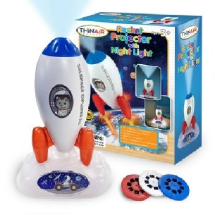 ROCKET PROJECTOR W/ NIGHTLIGHT