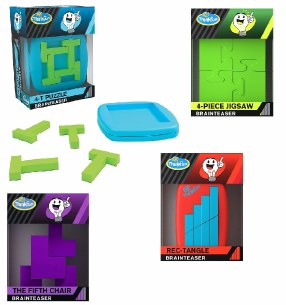 POCKET BRAIN TEASER ASST.