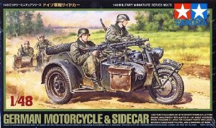 1/48 GERMAN MC & SIDECAR