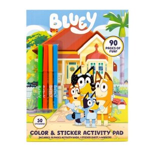 BLUEY COLOR & STICKER PLAYSET