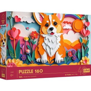 LITTLE DOG PAPER ART 160 PC